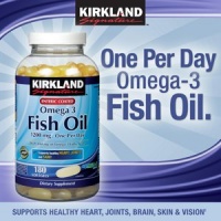 Kirkland Signature Enteric Coated Fish Oil Omega 3 1200 MG Fish Oil, 684 MG of Omega 3 Fatty Acids, 180 softgels Kirkland Signature Enteric Coated Fish Oil Omega 3 1200 MG Fish Oil, 684 MG of Omega 3 Fatty Acids, 180 softgels