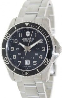 Victorinox Swiss Army Men's 241436 Maverick Stainless Steel Black Dial Watch Victorinox Swiss Army Men's 241436 Maverick Stainless Steel Black Dial Watch