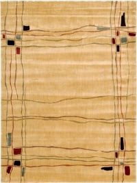 Nourison Parallels PR01 9'6 x 13' Beige Area Rug Nourison Parallels PR01 9'6 x 13' Beige Area Rug
