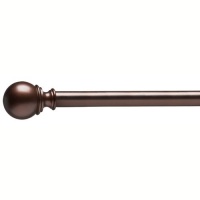 Umbra Verge 88-Inch to 120-Inch Drapery Rod, Auburn Bronze Umbra Verge 88-Inch to 120-Inch Drapery Rod, Auburn Bronze