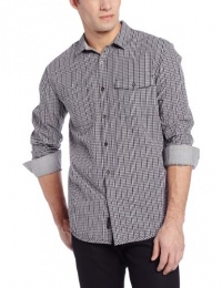 Calvin Klein Jeans Men's Heritage Check Long Sleeve Button Down Shirt Calvin Klein Jeans Men's Heritage Check Long Sleeve Button Down Shirt