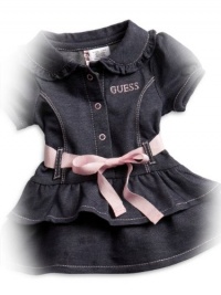 GUESS Kids Girls Tiered Knit Guess Dress (0 - 9m), INDIGO (0/3M) GUESS Kids Girls Tiered Knit Guess Dress (0 - 9m), INDIGO (0/3M)