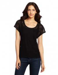 Lucky Brand Women's Ginger Lace Tee Lucky Brand Women's Ginger Lace Tee