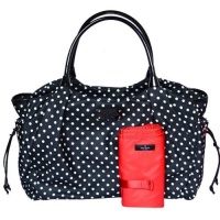 Kate Spade Black Spot Nylon Stevie Baby Bag WKRU1613 Kate Spade Black Spot Nylon Stevie Baby Bag WKRU1613