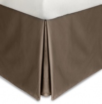 Calvin Klein Home Solid Sateen Pearl Edge California King Bedskirt, Bear Calvin Klein Home Solid Sateen Pearl Edge California King Bedskirt, Bear