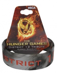 The Hunger Games Movie Rubber Bracelet District 12 Tribute The Hunger Games Movie Rubber Bracelet District 12 Tribute