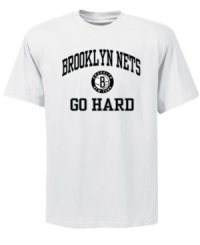 Nothing but the Nets. Cheer on the Brooklyn Nets as they go hard making buckets in this tee by Majestic. Nothing but the Nets. Cheer on the Brooklyn Nets as they go hard making buckets in this tee by Majestic.