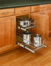 Rev-A-Shelf 18-Inch 2-Tier Wire Baskets, X-Small Rev-A-Shelf 18-Inch 2-Tier Wire Baskets, X-Small