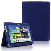 SupCase Slim Fit Folio Leather Tablet Case Cover for 10.1-Inch Samsung Galaxy Tab 2, Sapphire Blue (S5113-62A-SB) SupCase Slim Fit Folio Leather Tablet Case Cover for 10.1-Inch Samsung Galaxy Tab 2, Sapphire Blue (S5113-62A-SB)
