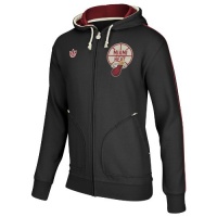 NBA Miami Heat Black Springfield Full Zip Hoodie NBA Miami Heat Black Springfield Full Zip Hoodie