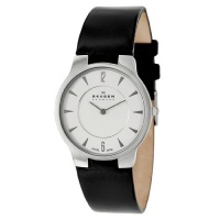Skagen Leather Women's Quartz Watch 433LSLB1 Skagen Leather Women's Quartz Watch 433LSLB1