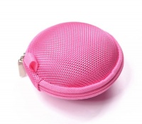 Cosmos Pink EVA ear/headphone/earphone/earbuds Case/bag - clamshell/MESH Style with Zipper Enclosure, Inner Pocket, and durable exterior also for storing iPod Shuffle 2nd 4th gerneration, iPod Nano 6th generation + Cosmos cable tie Cosmos Pink EVA ear/headphone/earphone/earbuds Case/bag - clamshell/MESH Style with Zipper Enclosure, Inner Pocket, and durable exterior also for storing iPod Shuffle 2nd 4th gerneration, iPod Nano 6th generation + Cosmos cable tie