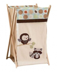 Carter's Forest Friends Hamper, Tan/Choc, 17 X 16 X 27 Carter's Forest Friends Hamper, Tan/Choc, 17 X 16 X 27