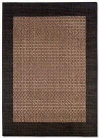 Couristan 1005/2000 Recife Checkered Field Black/Cocoa Rug, 2-Feet by 3-Feet 7-Inch Couristan 1005/2000 Recife Checkered Field Black/Cocoa Rug, 2-Feet by 3-Feet 7-Inch