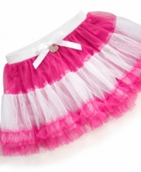 Dance break! She can put on this ruffly Brazil tutu skirt from Hello Kitty for extra fun at playtime. Dance break! She can put on this ruffly Brazil tutu skirt from Hello Kitty for extra fun at playtime.