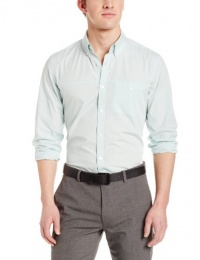 Calvin Klein Sportswear Men's Long Sleeve Yard Died Mini Gingham Calvin Klein Sportswear Men's Long Sleeve Yard Died Mini Gingham