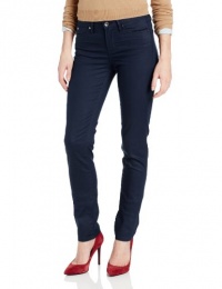 Calvin Klein Jeans Women's Ultimate Skinny with Coating, Blue Black, 12