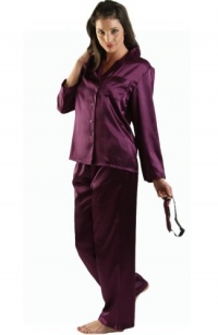 Alexander Del Rossa Women's Classic Satin Pajama Set Alexander Del Rossa Women's Classic Satin Pajama Set