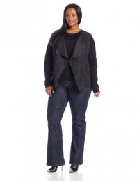 Calvin Klein Women's Plus-Size Perfrated Bomber Jacket Calvin Klein Women's Plus-Size Perfrated Bomber Jacket