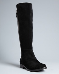 Half leather, half suede, these not-so-basic Rosegold tall boots are flatly perfect with your entire work and weekend wardrobes. Half leather, half suede, these not-so-basic Rosegold tall boots are flatly perfect with your entire work and weekend wardrobes.