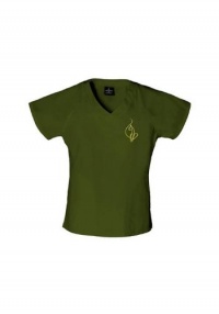 Signature V-Neck Top (Basil;3X-Large) Signature V-Neck Top (Basil;3X-Large)
