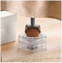 Raise Its - Clear Furniture Risers 16 pack (for 4 height) - For the Bed, Desk, Table or Dresser - Great for Eliminating Back Pain When Sitting at a Desk or Table, or for Elderly to get in or out of Bed Easier Raise Its - Clear Furniture Risers 16 pack (for 4 height) - For the Bed, Desk, Table or Dresser - Great for Eliminating Back Pain When Sitting at a Desk or Table, or for Elderly to get in or out of Bed Easier
