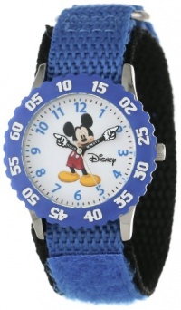 Disney Kids' W000228 Mickey Mouse Stainless Steel Time Teacher Watch with Moving Hands Disney Kids' W000228 Mickey Mouse Stainless Steel Time Teacher Watch with Moving Hands