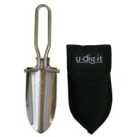 Ultimate Survival Technologies Ultimate Survival U-DIG-IT Stainless Steel Folding Shovel w/Case Ultimate Survival Technologies Ultimate Survival U-DIG-IT Stainless Steel Folding Shovel w/Case