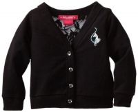 Baby Phat - Kids Baby-girls Infant Cardigan With Lace Back, Black, 24 Baby Phat - Kids Baby-girls Infant Cardigan With Lace Back, Black, 24