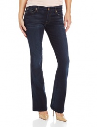 7 For All Mankind Women's Petite Short Inseam Kimmie Bootcut Jean