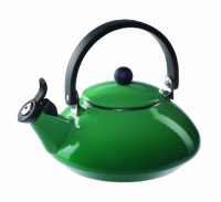 Le Creuset Enameled Steel 1-2/3-Quart Zen Tea Kettle, Fennel Le Creuset Enameled Steel 1-2/3-Quart Zen Tea Kettle, Fennel