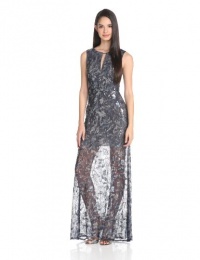 BCBGMAXAZRIA Women's Hana Sleeveless V-Neck Gown BCBGMAXAZRIA Women's Hana Sleeveless V-Neck Gown