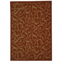 Safavieh Courtyard Collection CY2653-3202 Terracotta and Natural Indoor/Outdoor Area Rug, 2-Feet by 3-Feet 7-Inch Safavieh Courtyard Collection CY2653-3202 Terracotta and Natural Indoor/Outdoor Area Rug, 2-Feet by 3-Feet 7-Inch