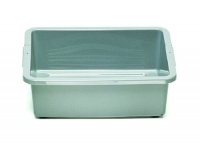 Rubbermaid Commercial Products FG335100GRAY 7-1/8-Gallon Gray Undivided Bus/Utility Box Rubbermaid Commercial Products FG335100GRAY 7-1/8-Gallon Gray Undivided Bus/Utility Box