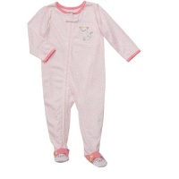 Carters Toddler Girls Pink Leopard Print Footed Sleeper, 2T Carters Toddler Girls Pink Leopard Print Footed Sleeper, 2T