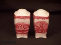 Johnson Brothers Old Britain Castles Pink Salt and Pepper Set