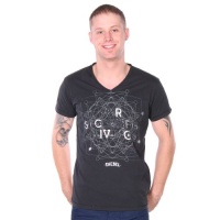 Diesel Men's T-Corroyo-RS T-Shirt, Black, Large