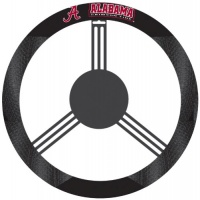 NCAA Alabama Crimson Tide Polysuede Steering Wheel Cover NCAA Alabama Crimson Tide Polysuede Steering Wheel Cover