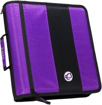 Case-it 2-Inch Ring Zipper Binder, Purple, D-251-PUR Case-it 2-Inch Ring Zipper Binder, Purple, D-251-PUR