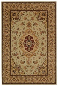 Safavieh Persian Court PC129B-6 Light Green & Beige Wool Rug, 6' X 9'