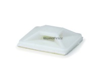 Monoprice Cable tie mounts 25x25(mm), 100pcs/Pack - white Monoprice Cable tie mounts 25x25(mm), 100pcs/Pack - white