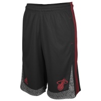 NBA Miami Heat Black Static Shorts NBA Miami Heat Black Static Shorts