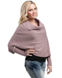MOD Luv Women's Knit Cropped Turtle Neck Sweater Rose S/M(7927) MOD Luv Women's Knit Cropped Turtle Neck Sweater Rose S/M(7927)