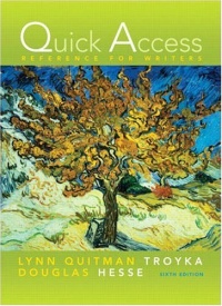 Quick Access Reference for Writers (6th Edition)