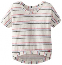 Roxy Girls 2-6X Road Trippin, Sea Spray Stripe 3, Large Roxy Girls 2-6X Road Trippin, Sea Spray Stripe 3, Large