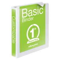 Wilson Jones 362 Basic Round Ring View Binder, 1 Inch, White (W362-14W) Wilson Jones 362 Basic Round Ring View Binder, 1 Inch, White (W362-14W)