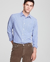 Benson Check Pattern Sport Shirt - Slim Fit Benson Check Pattern Sport Shirt - Slim Fit