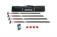 ZipWall ZipPole ZP4 Low Cost Spring Loaded Pole Kit with Carry Bag ZipWall ZipPole ZP4 Low Cost Spring Loaded Pole Kit with Carry Bag