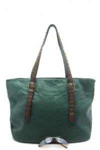 Designer Handbags - Karmas Canvas ZEBRA SHOPPER- By Fashion Destination | (Dark Green) Free Shipping Designer Handbags - Karmas Canvas ZEBRA SHOPPER- By Fashion Destination | (Dark Green) Free Shipping