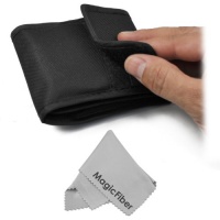 3 Pocket Filter Case (Wallet Pouch) for Circular Filters + Premium MagicFiber Microfiber Cleaning Cloth 3 Pocket Filter Case (Wallet Pouch) for Circular Filters + Premium MagicFiber Microfiber Cleaning Cloth